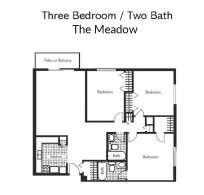 Floor Plans - 3 Bed 2 Bath